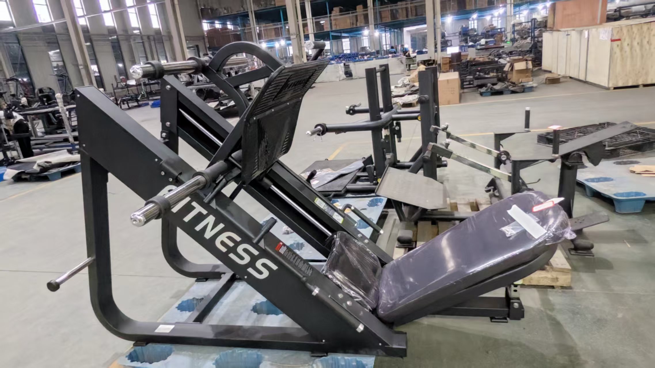 Strength machine on the factory floor